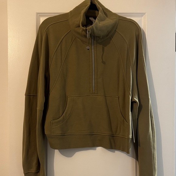 lululemon athletica Tops - lululemon athletica Olive Green Sweatshirt